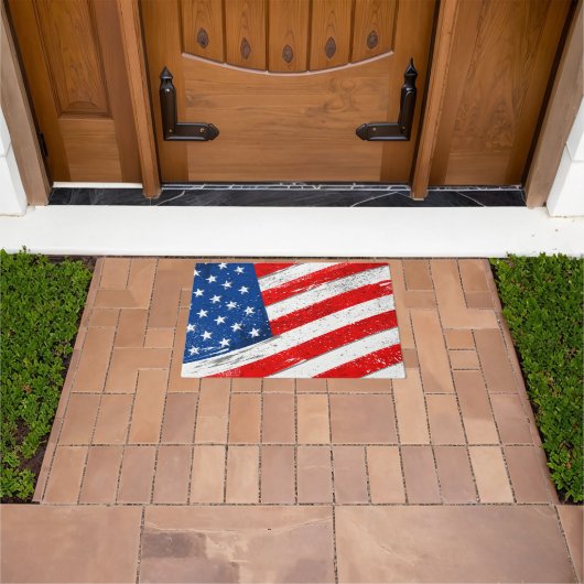Patriottische vlag Doormat Deurmat (Buiten)