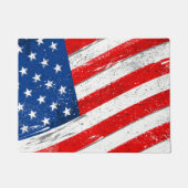 Patriottische vlag Doormat Deurmat (Voorkant)