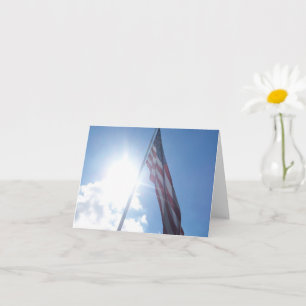 Patriottische Vlag Inspirerend Nota Kaart