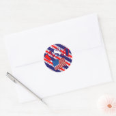 Patriottische Vlag Sticker VS (Envelop)