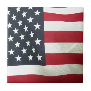 Patriottische vlag tegeltje