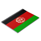 Patriottische vlag van Afghanistan Notitieboek (Linkerzijde)
