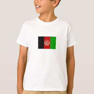 Patriottische vlag van Afghanistan T-shirt