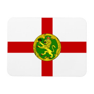 Patriottische vlag van Alderney Magneet