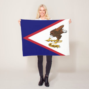 Patriottische vlag van Amerikaans-Samoa Fleece Deken