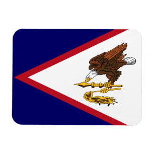 Patriottische vlag van Amerikaans Samoa Magneet