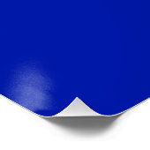 Patriottische vlag van Andorra Perfect Poster (Hoek)