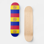Patriottische vlag van Andorra Skateboard (Voorkant)