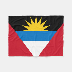 Patriottische vlag van Antigua en Barbuda Fleece Deken