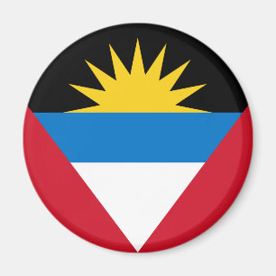 Patriottische vlag van Antigua en Barbuda Magneet