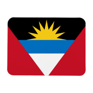 Patriottische vlag van Antigua en Barbuda Magneet