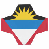 Patriottische vlag van Antigua en Barbuda Voetbal (Enkel)