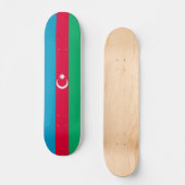 Patriottische vlag van Azerbeidzjan Skateboard (Voorkant)