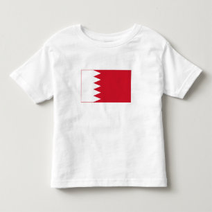 Patriottische vlag van Bahrein Kinder Shirts