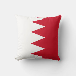 Patriottische vlag van Bahrein kussenhoes Kussen