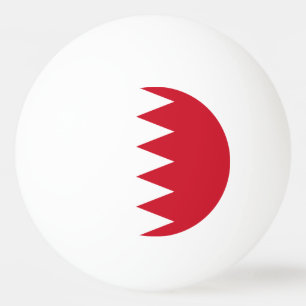 Patriottische vlag van Bahrein Pingpongballen