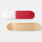 Patriottische vlag van Bahrein Skateboard (Horizontaal)