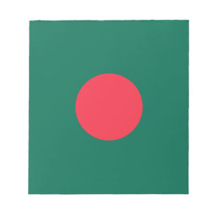 Patriottische vlag van Bangladesh Notitieblok
