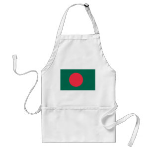 Patriottische vlag van Bangladesh Standaard Schort