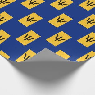 Patriottische VLAG VAN BARBADOS Cadeaupapier