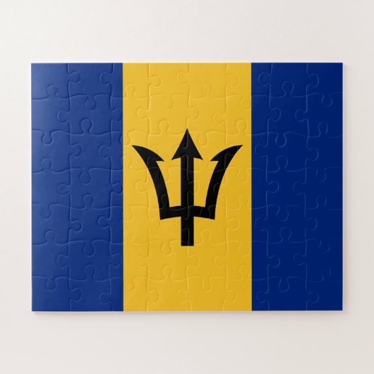Patriottische vlag van Barbados Legpuzzel (Horizontaal)