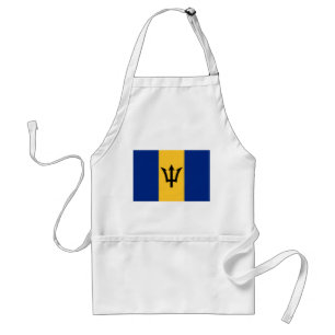 Patriottische vlag van Barbados Standaard Schort