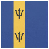 Patriottische vlag van Barbados Stof (Close Up)