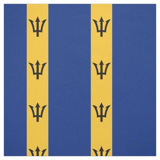 Patriottische vlag van Barbados Stof (Swatch)