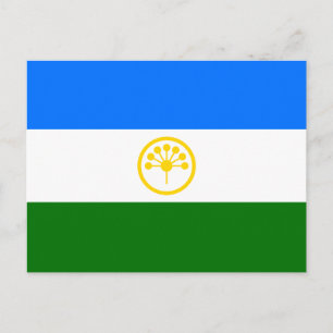 Patriottische vlag van Bashkortostan Briefkaart
