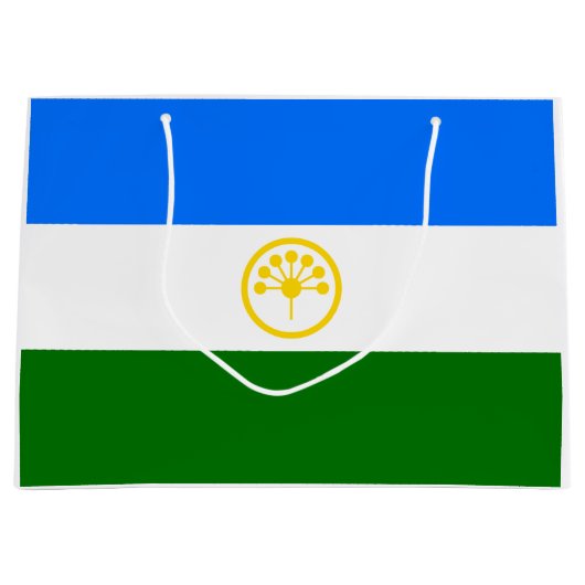 Patriottische vlag van Bashkortostan Groot Cadeauzakje (Voorkant)