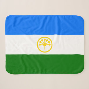 Patriottische vlag van Bashkortostan Sherpa Deken