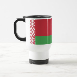 Patriottische vlag van Belarus Reisbeker