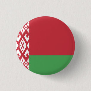 Patriottische vlag van Belarus Ronde Button 3,2 Cm