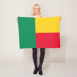 Patriottische vlag van Benin Fleece Deken