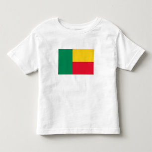 Patriottische vlag van Benin Kinder Shirts