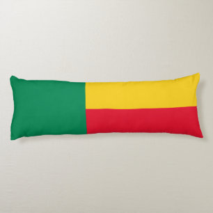 Patriottische vlag van Benin Lichaamskussen