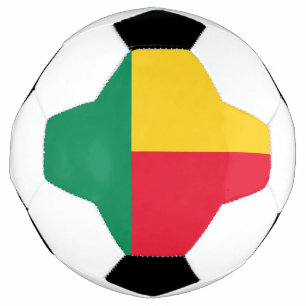 Patriottische vlag van Benin Voetbal