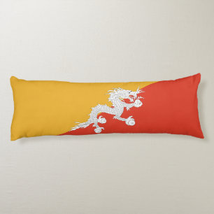 Patriottische vlag van Bhutan Lichaamskussen