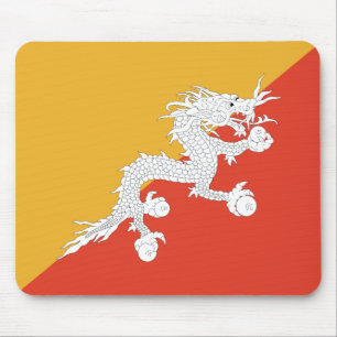Patriottische vlag van Bhutan Muismat