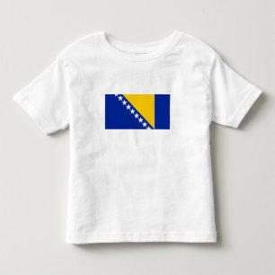 Patriottische vlag van Bosnië Herzegovina Kinder Shirts