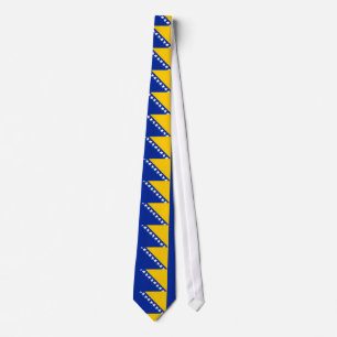 Patriottische vlag van Bosnië Herzegovina Stropdas