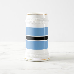 Patriottische vlag van Botswana Bierpul