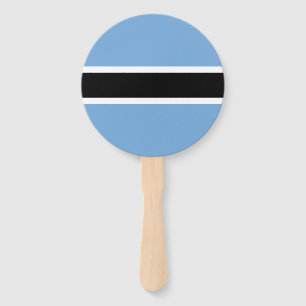 Patriottische vlag van Botswana Handwaaier