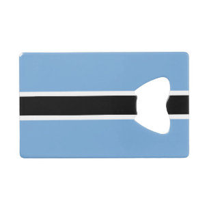 Patriottische vlag van Botswana Kredietkaart Flessenopener