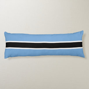 Patriottische vlag van Botswana Lichaamskussen