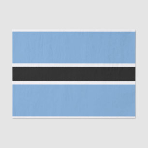 Patriottische vlag van Botswana Tissuepapier