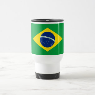 Patriottische vlag van Brazilië Reisbeker