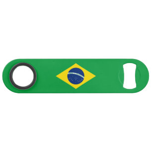 Patriottische vlag van Brazilië Speed Flessenopener