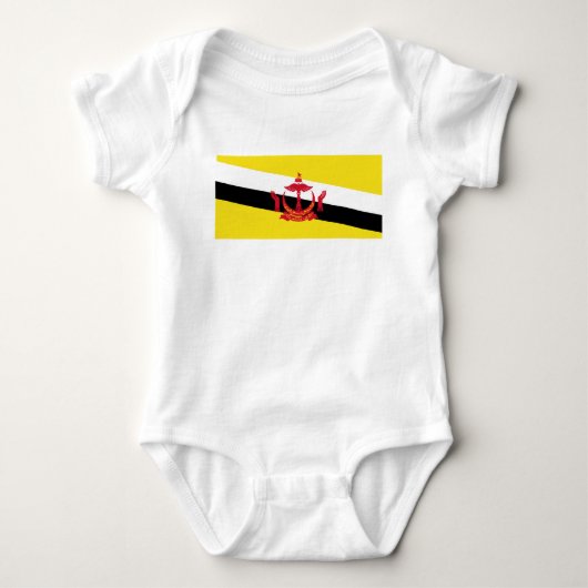 Patriottische vlag van Brunei Romper (Voorkant)