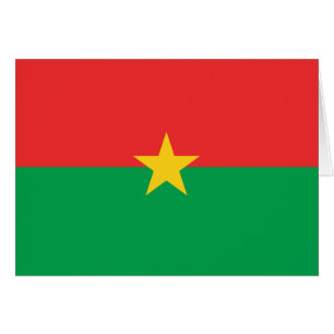 Patriottische vlag van Burkina Faso